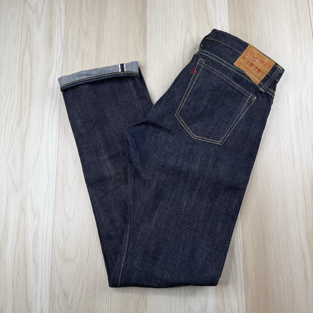The Flat Head  X Real Japan Blues D109FXR Selvedge Raw Denim Jeans 33x36